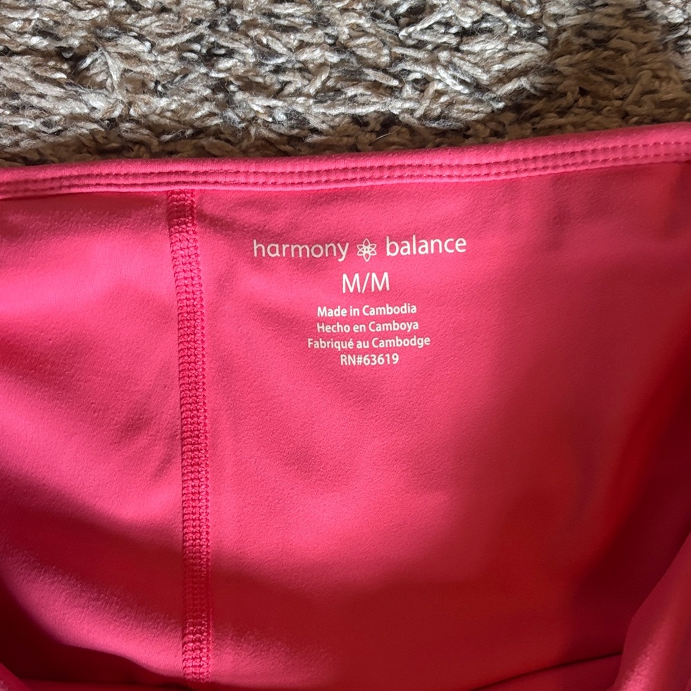 Harmony & Balance Pink Athletic Skort - Picture 2 of 4